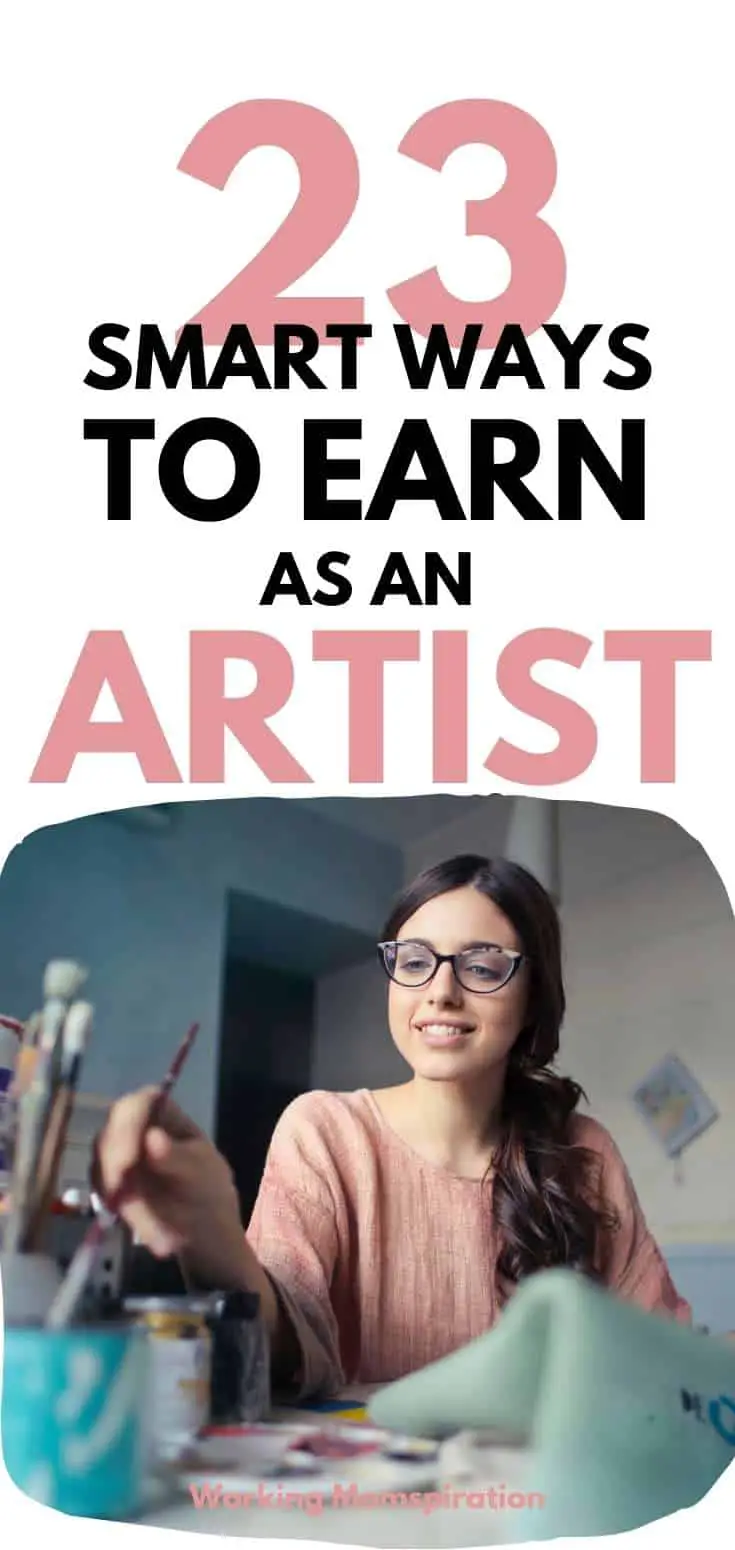 artist making money online