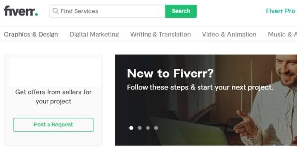 Fiverr website