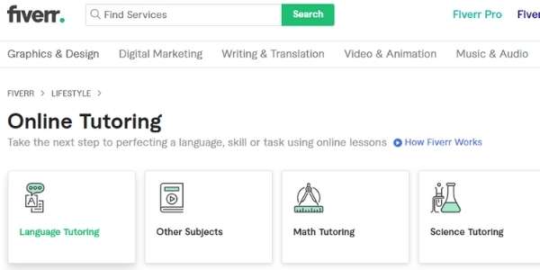 Fiverr tutor