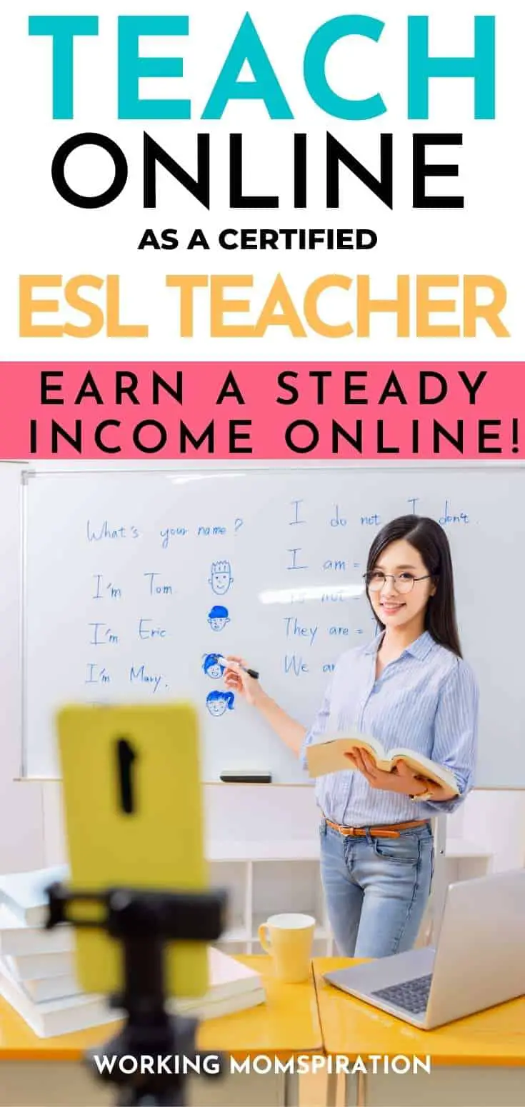 ESL tutor teaching English without a degree