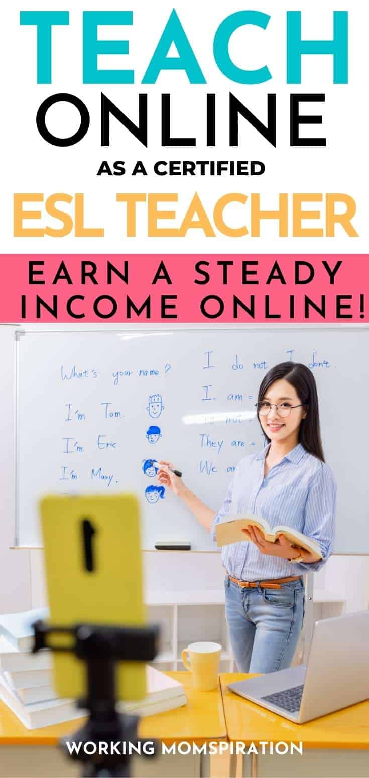 ESL tutor teaching English without a degree