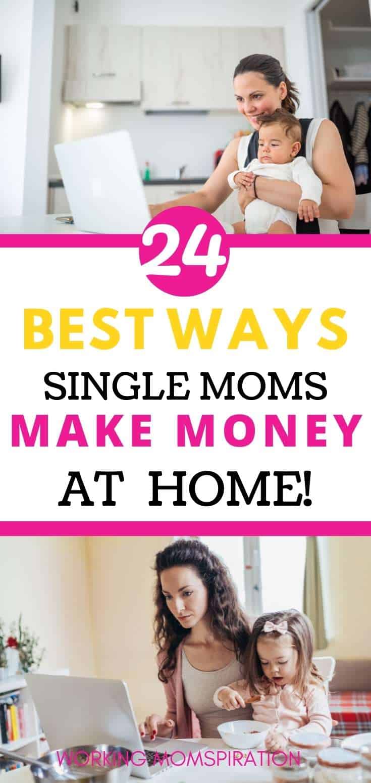 single moms working from home