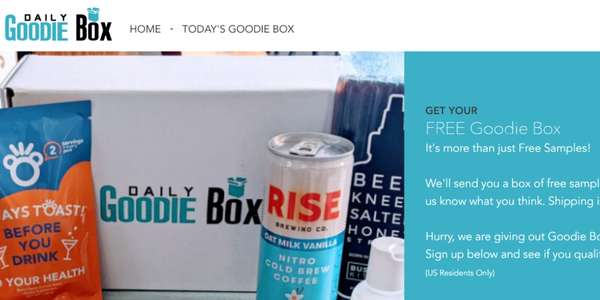 DailyGoodieBox website