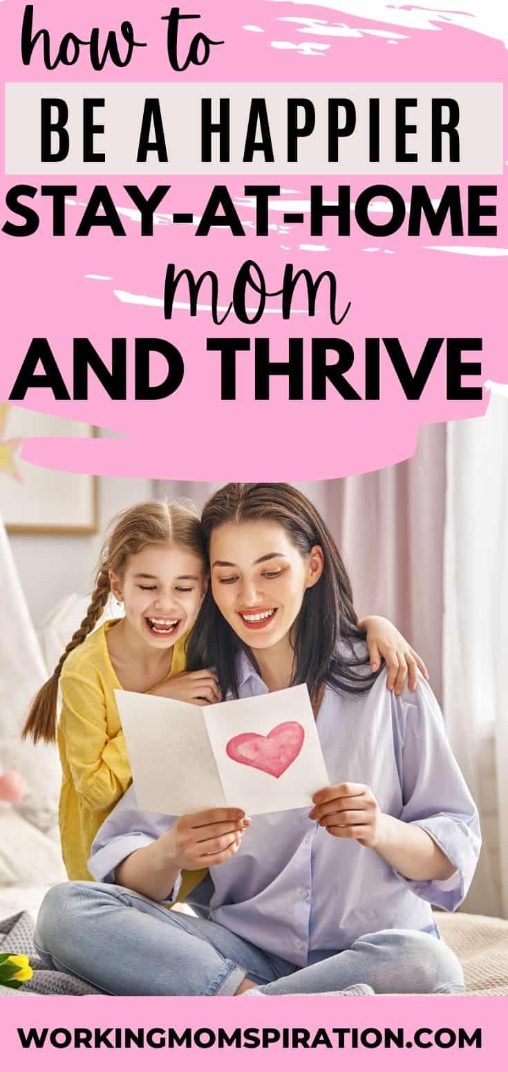 mom and daughter reading card