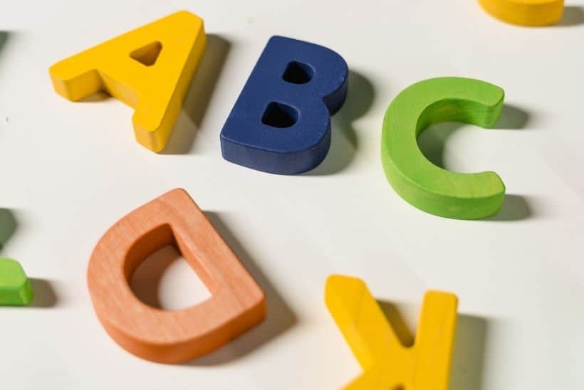 ABC letter magnets