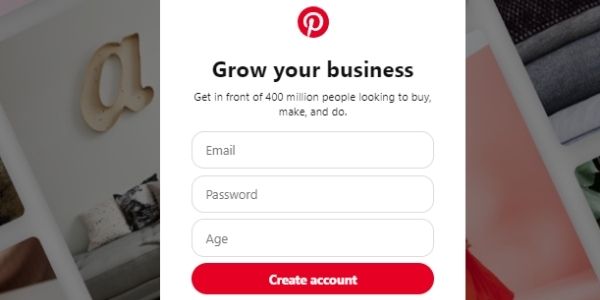 Start a Pinterest Business account