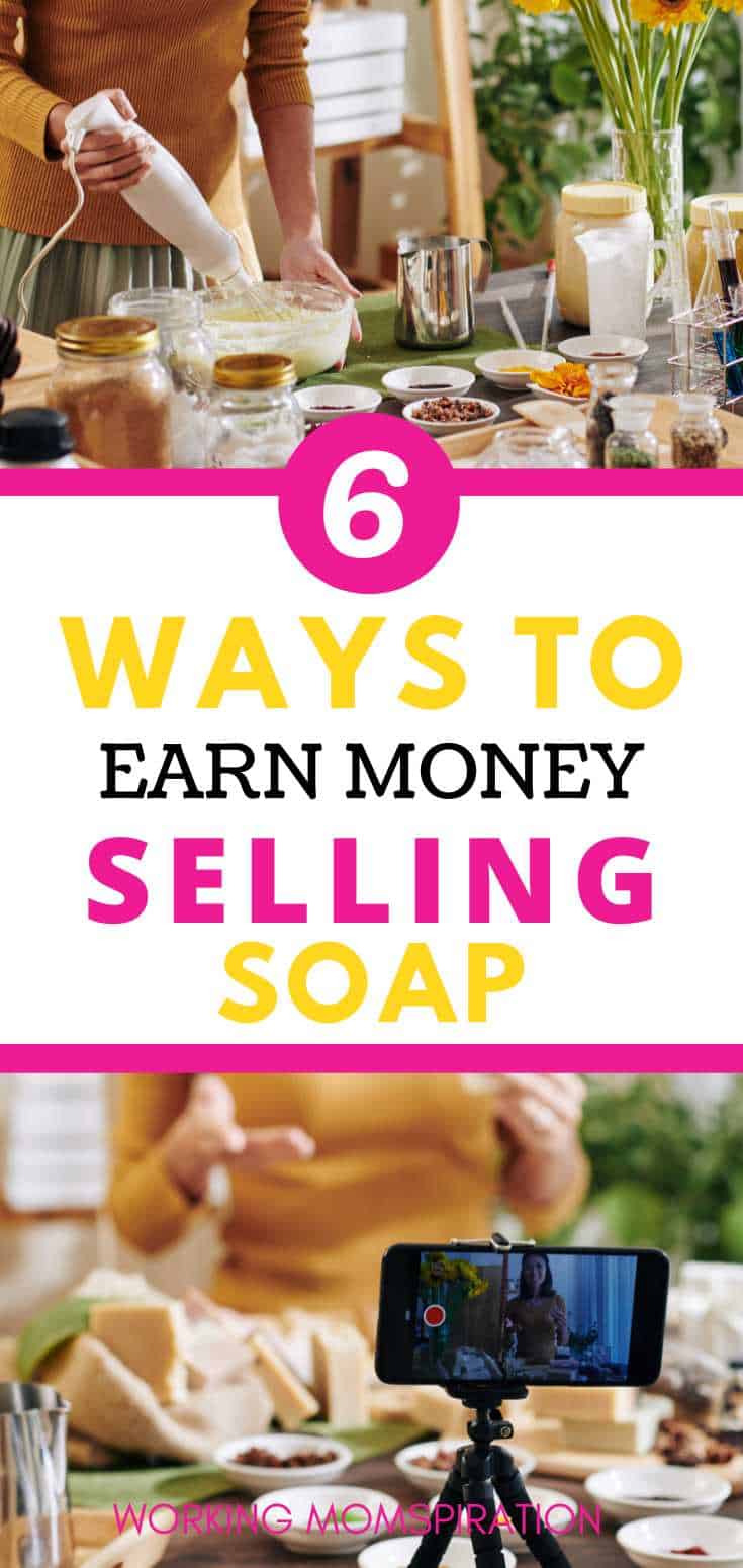 can you make money selling soap